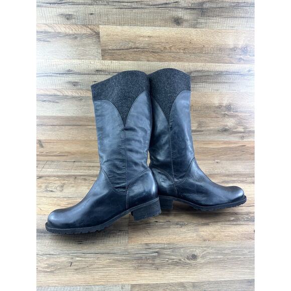 L.L. Bean Women’s Deerfield Leather/Wool Boots size 11 - Picture 7 of 12